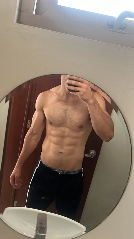 Torso de Gilberto Guerrero después de su transformación
